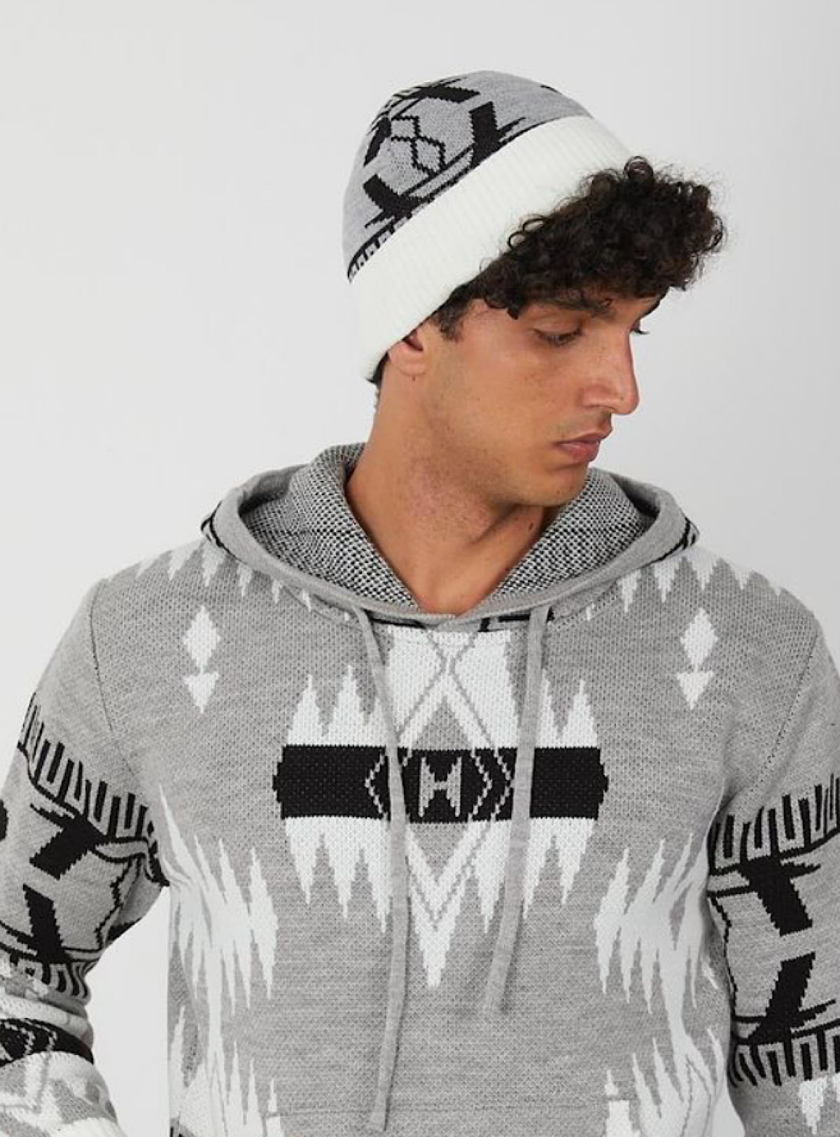 Buyers Choice Hat - Knit Beanie - Grey - KG-653