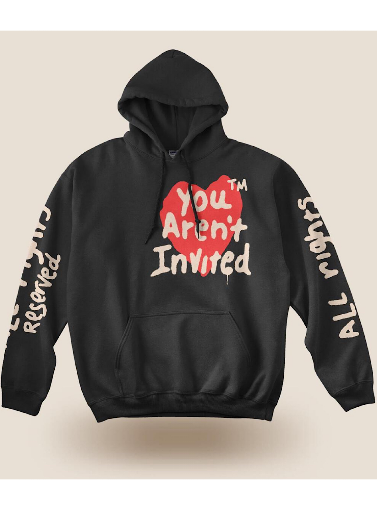 Hyde Park Hoodie - You Aren't Invited - Off Black