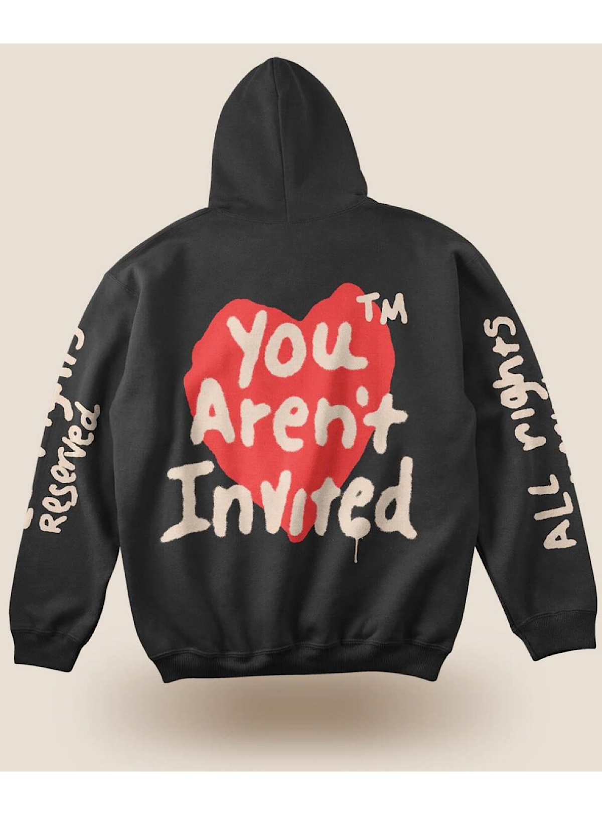 Hyde Park Hoodie - You Aren't Invited - Off Black