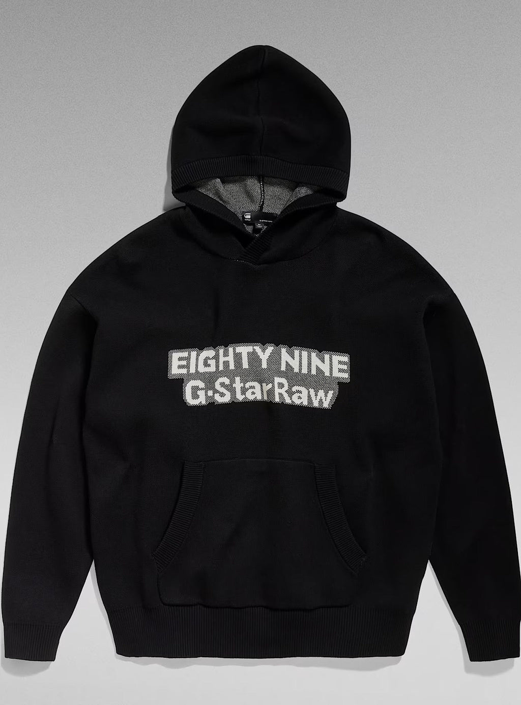 G-Star Hoodie - Graphic Loose Knit - Black - D23933