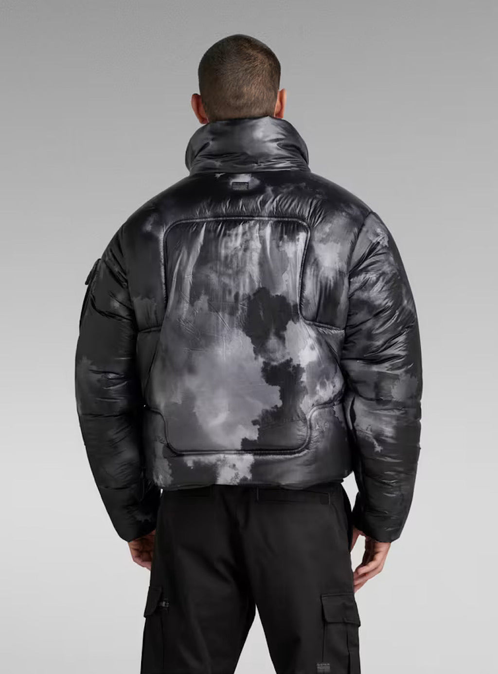 G-Star Jacket - Lofty Puffer - Black Blurry Camo - D23637