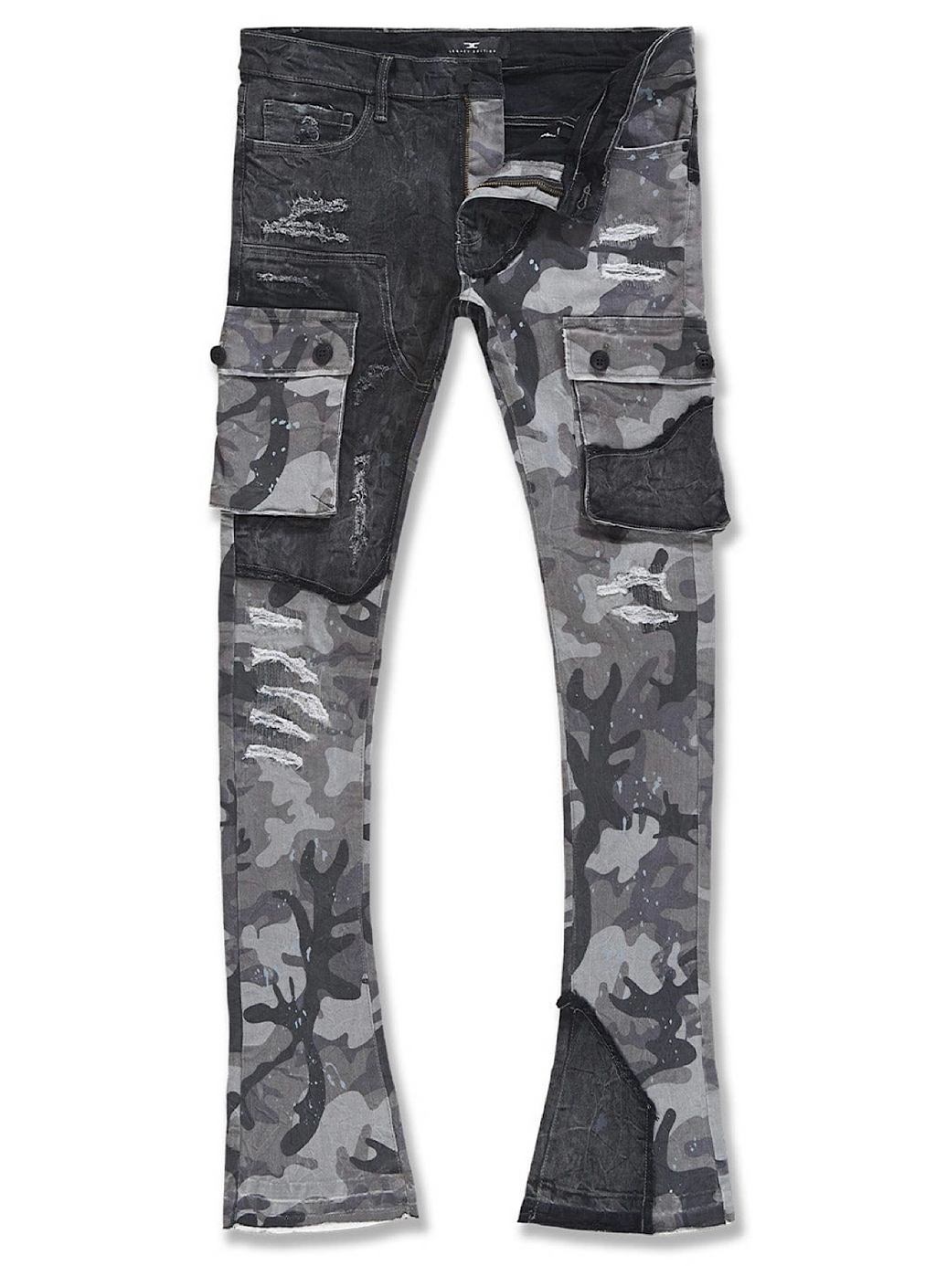 Jordan Craig Jeans - Ross Stacked - Black Camo - JRF1142C