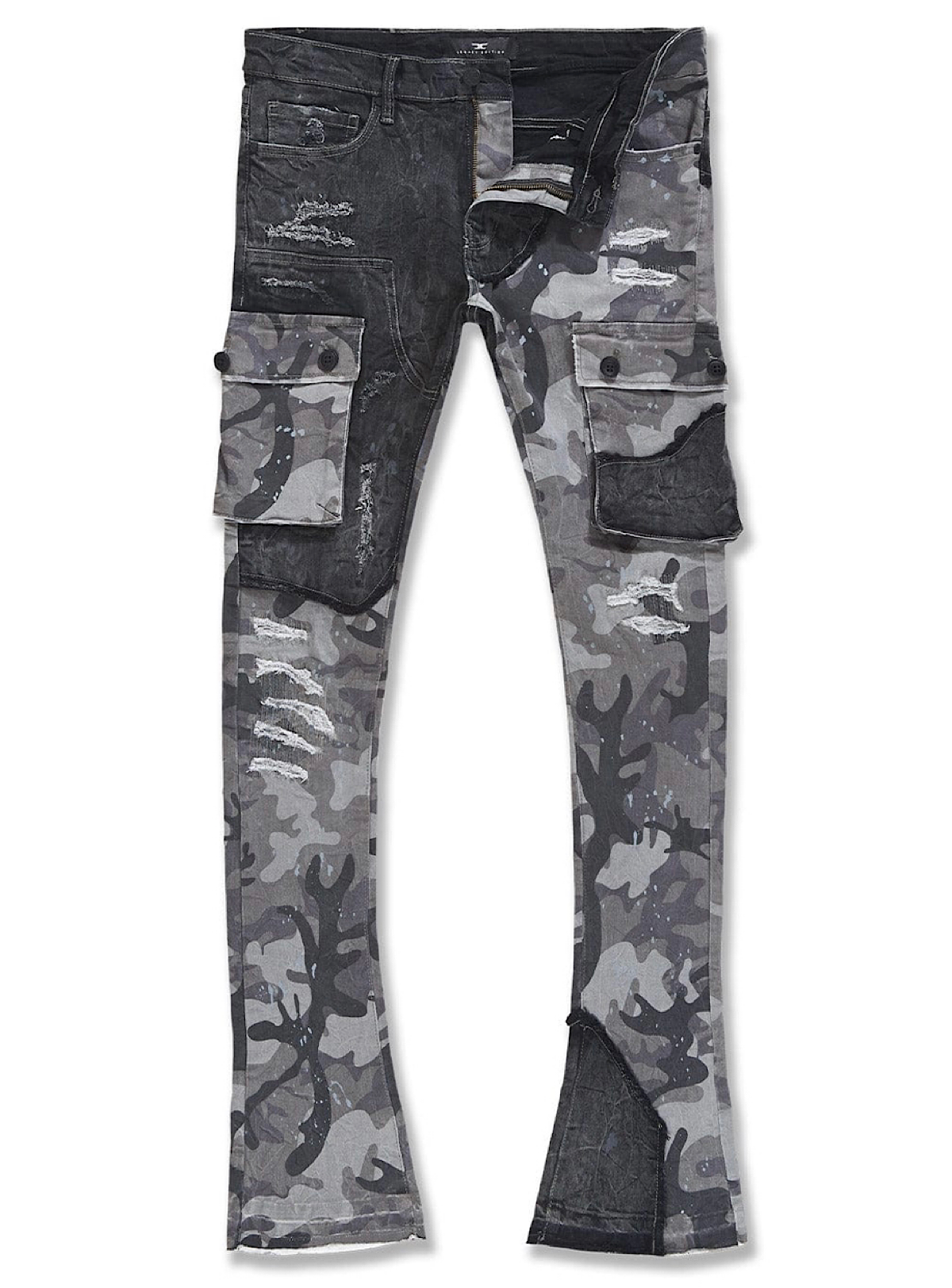 Jordan Craig Jeans - Ross Stacked - Black Camo - JRF1142C