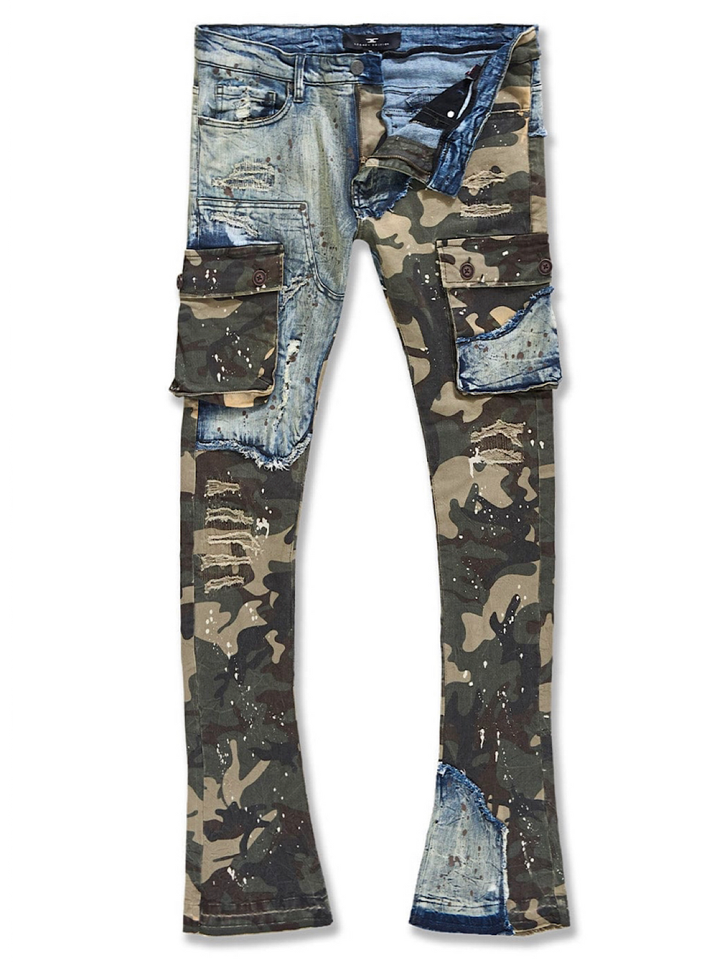Jordan Craig Jeans - Ross Stacked - Woodland - JRF1142C
