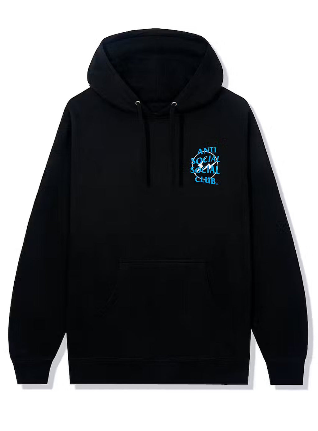 Anti Social Social Club Hoodie - Precious Petals - Black And Blue