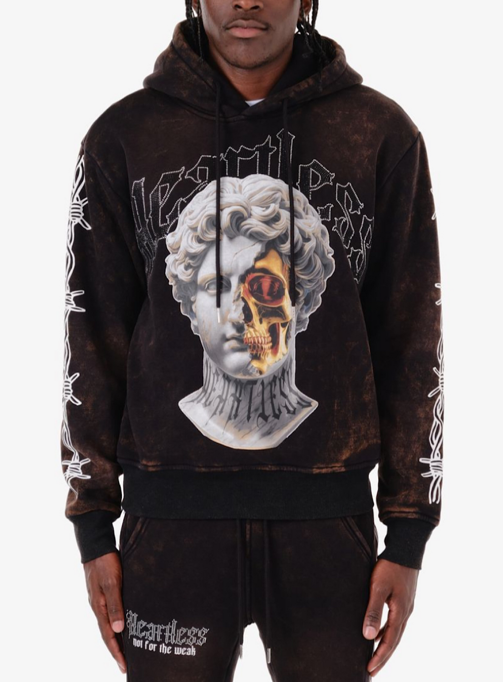 Copper Rivet Hoodie - Heartless - Black - 431085-BK-YYE6