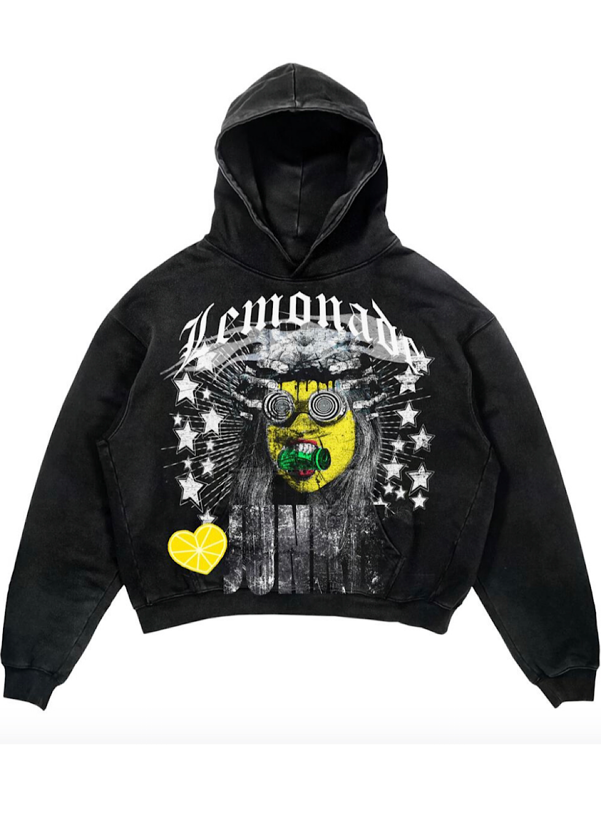 Lemonade Junkie Hoodie - Twilight Zone - Black - L-J-042311
