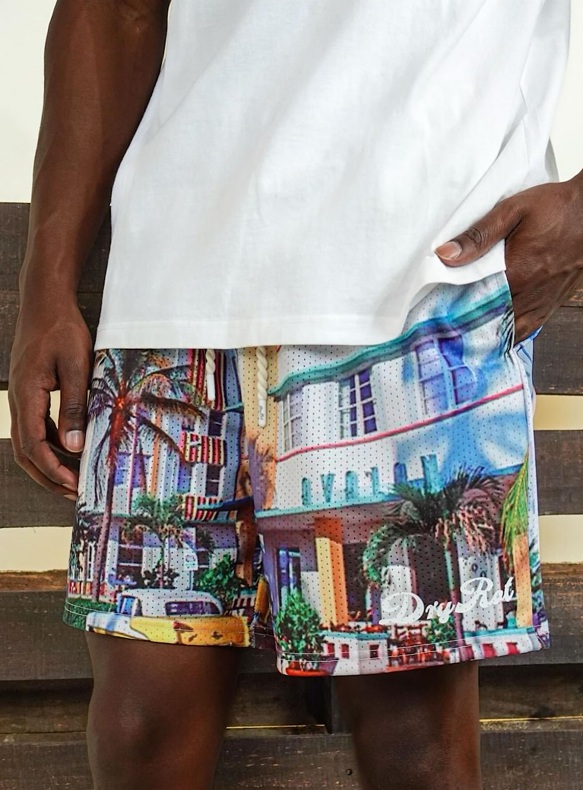 Dry Rot Shorts - Collins Ave - Multi - DR277
