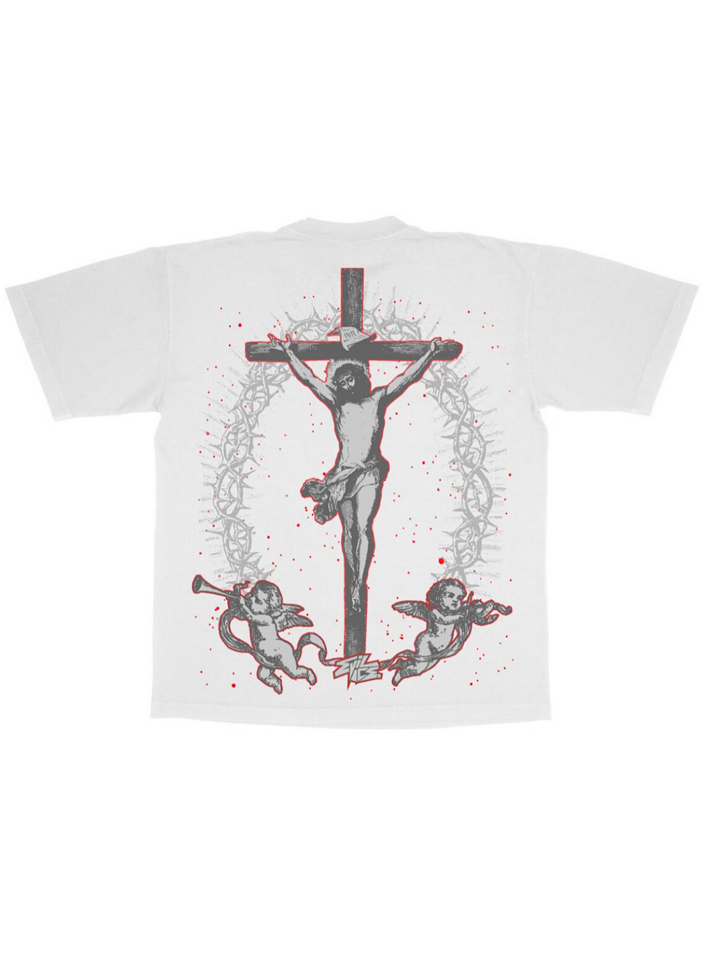 Evil Vice T-Shirt - Glory Thorn - White - W24-6
