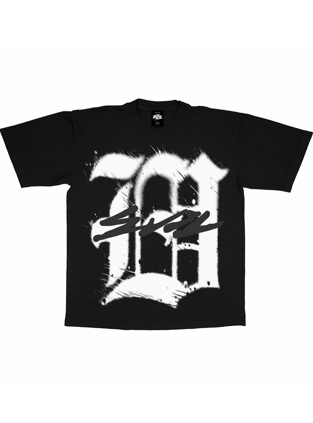 Evil Vice T-Shirt - Scatter - Black - W24-1