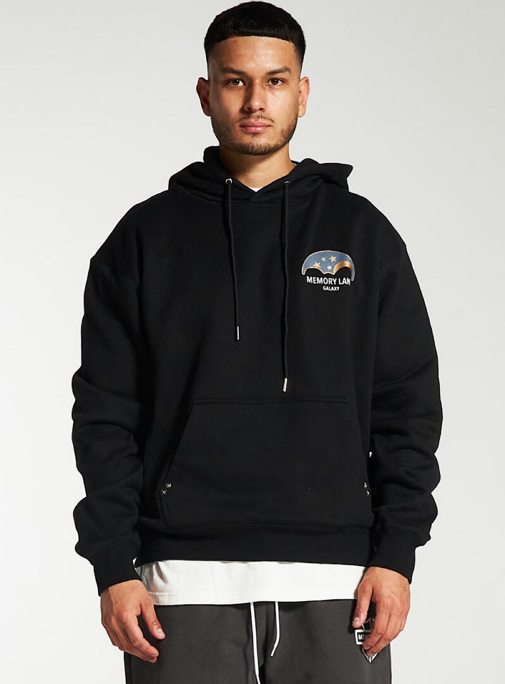 Memory Lane Hoodie - About Time - Black - MLSP24202