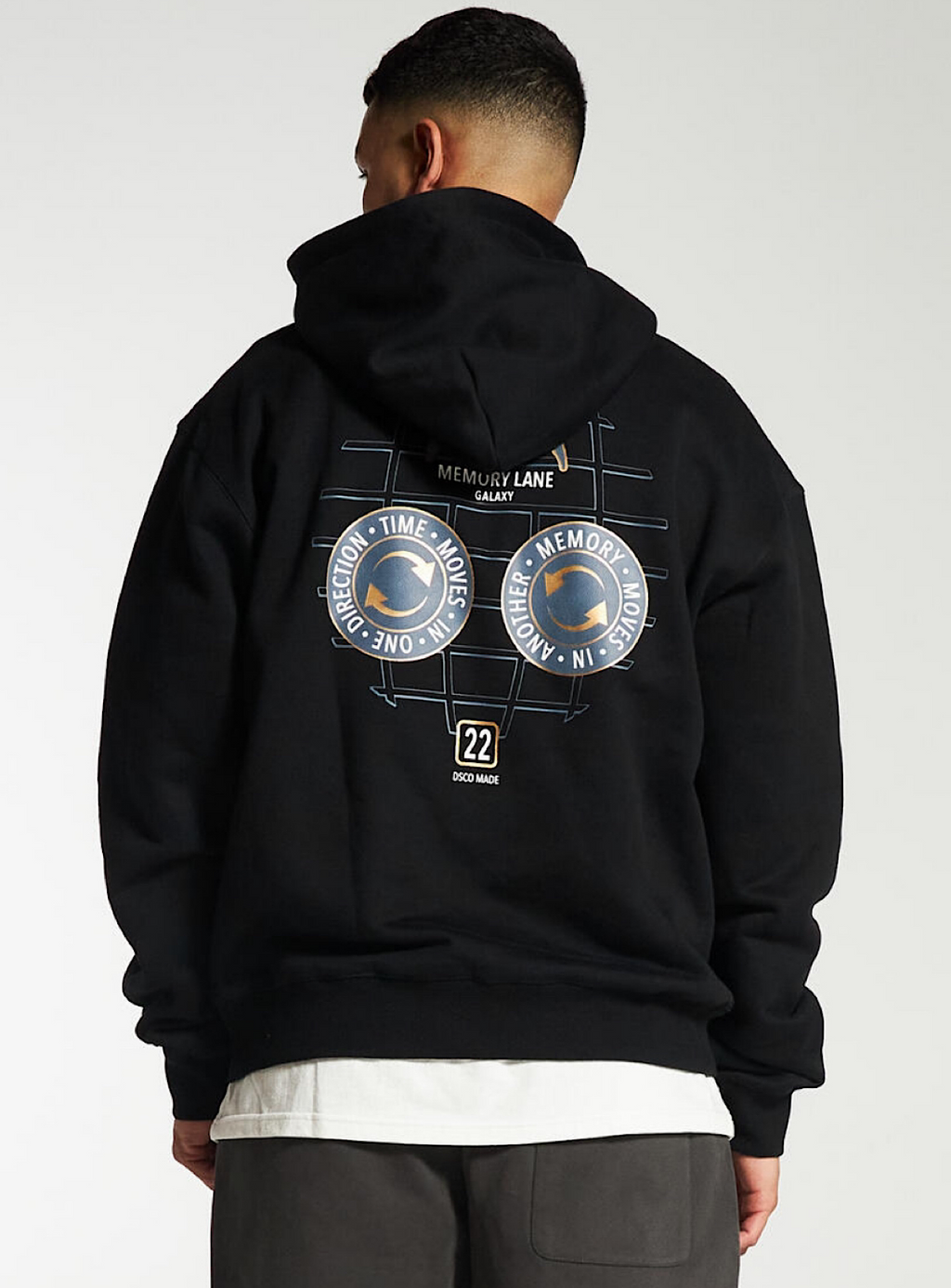 Memory Lane Hoodie - About Time - Black - MLSP24202