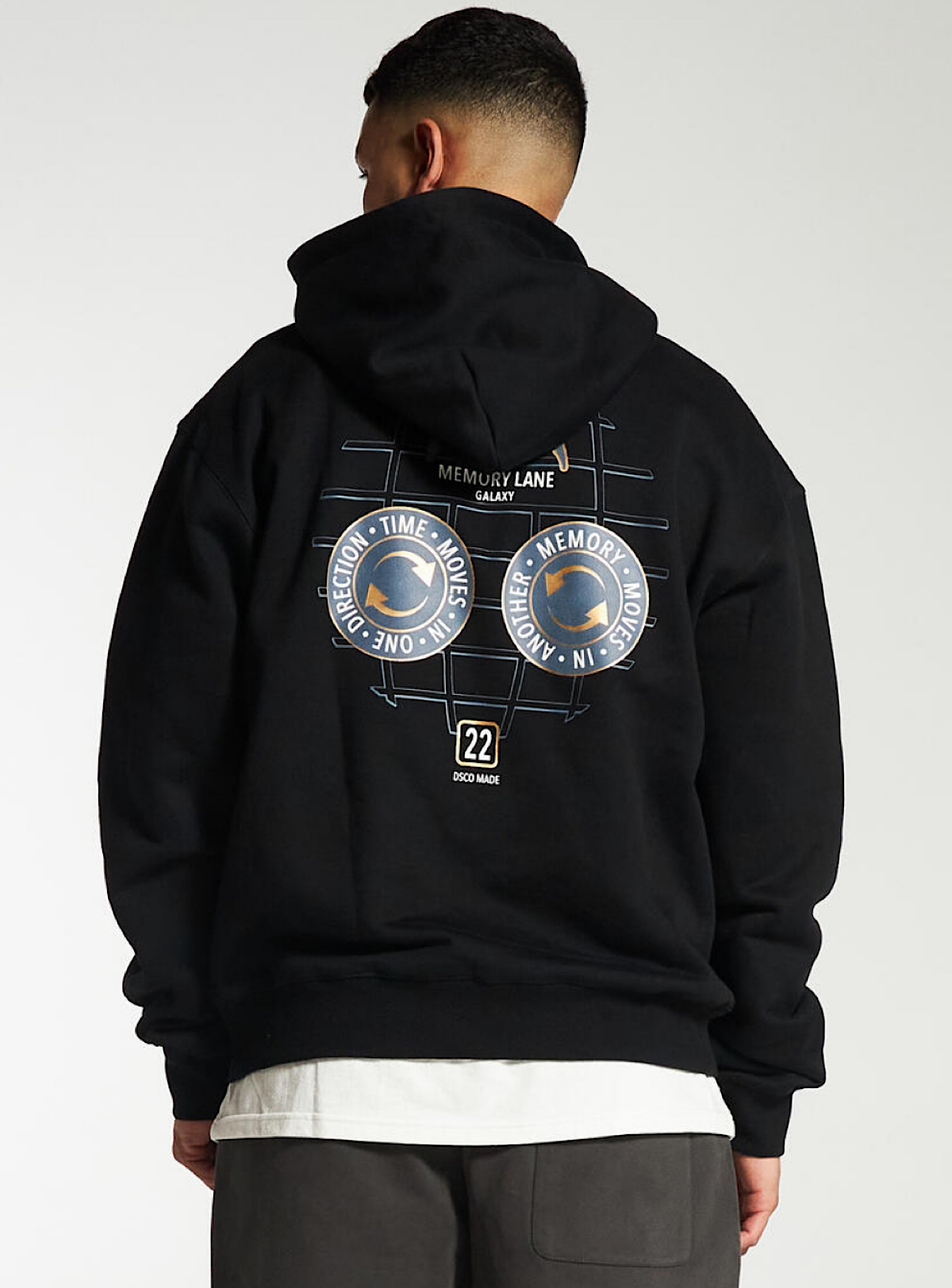 Memory Lane Hoodie - About Time - Black - MLSP24202