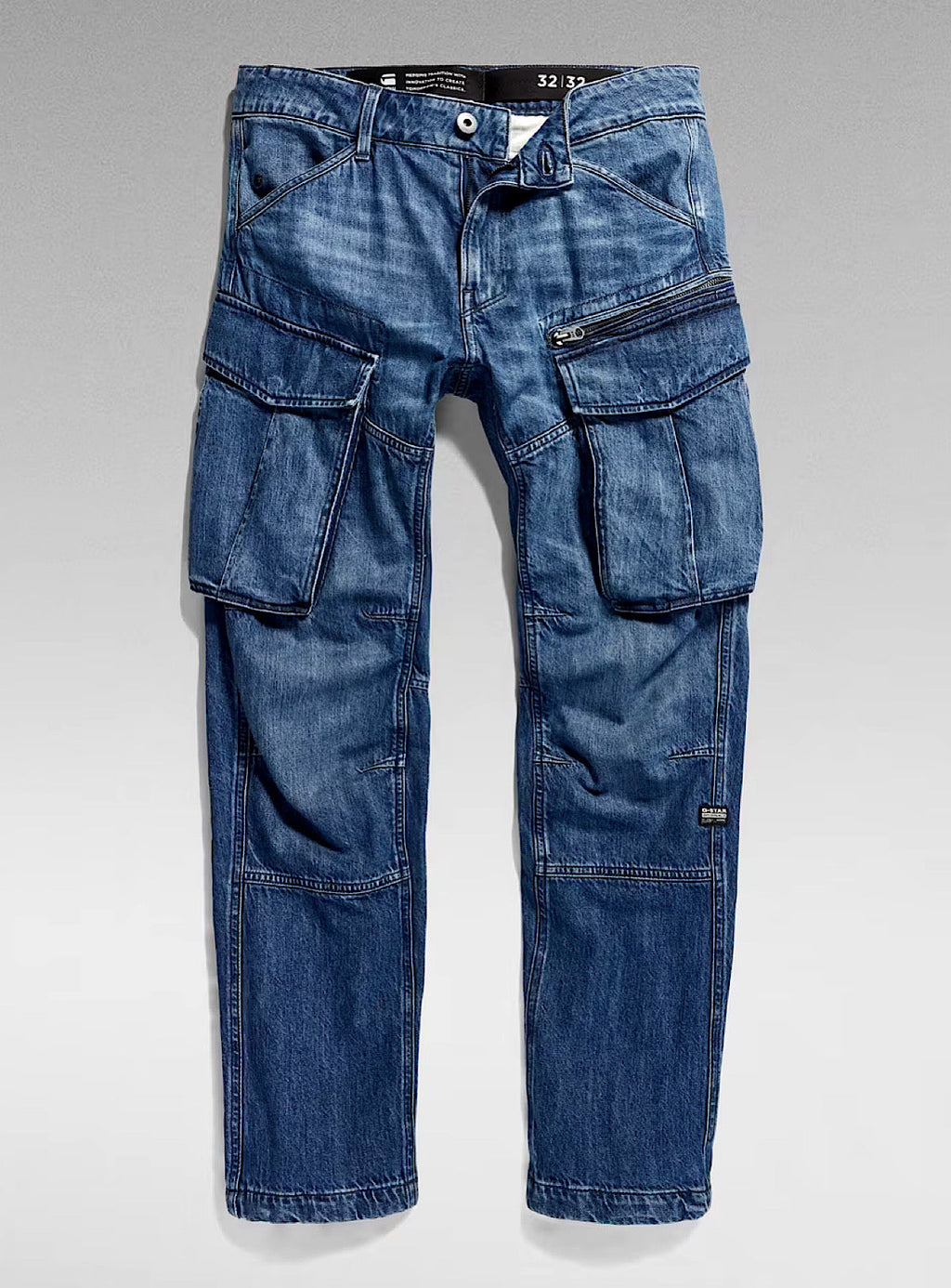 G-Star Jeans - Rovic Zip 3D Regular - Faded Cliffside Blue - D23077