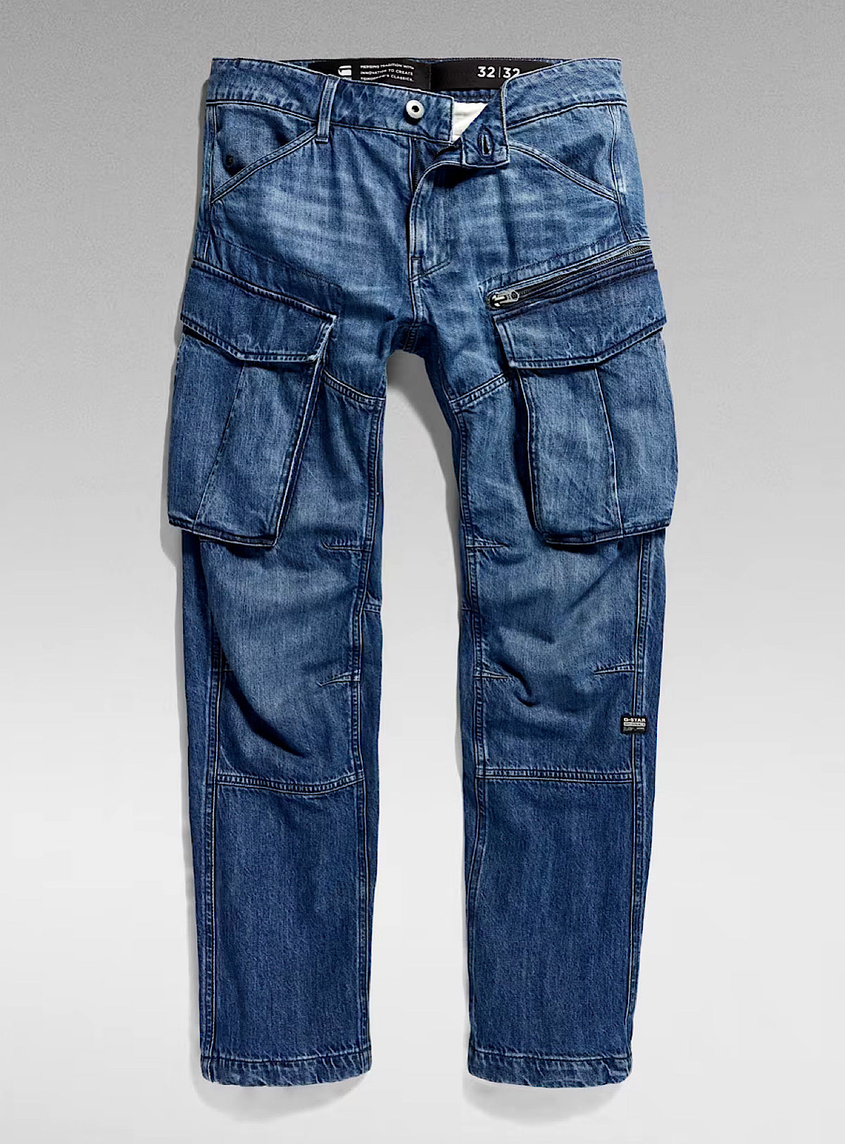 G-Star Jeans - Rovic Zip 3D Regular - Faded Cliffside Blue - D23077