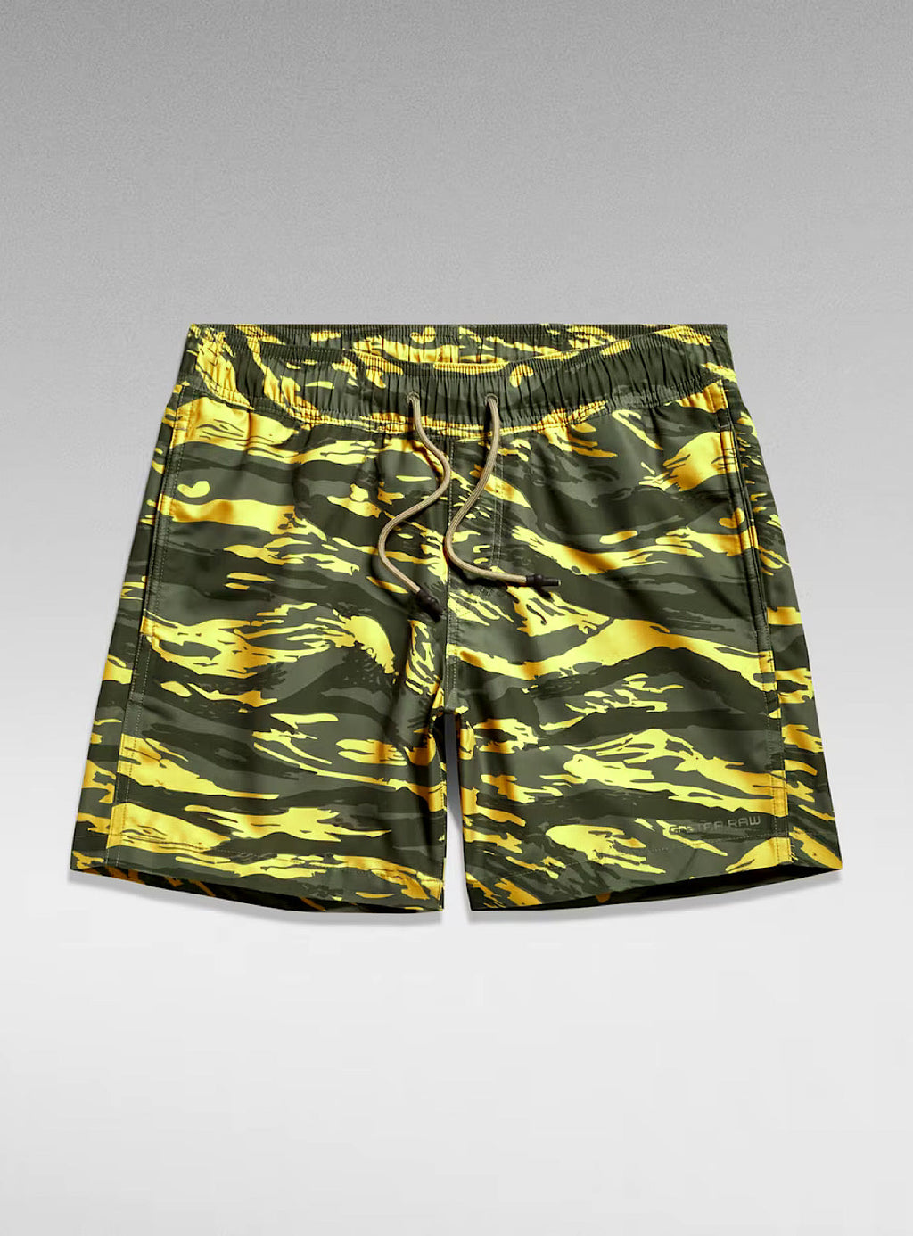 G-Star Shorts - Dirik Letter Swim - Dark Lemon Tiger - D24475
