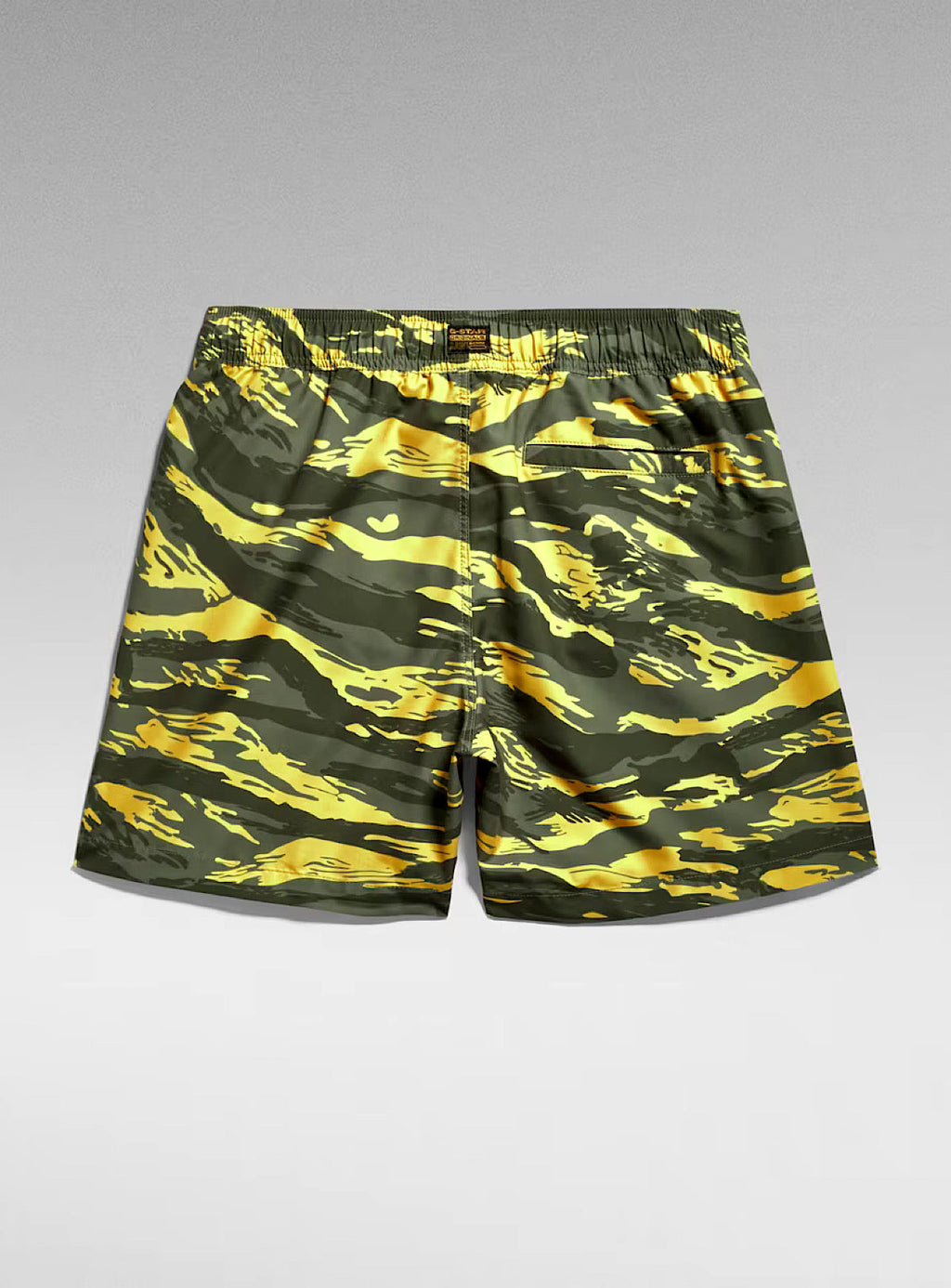 G-Star Shorts - Dirik Letter Swim - Dark Lemon Tiger - D24475