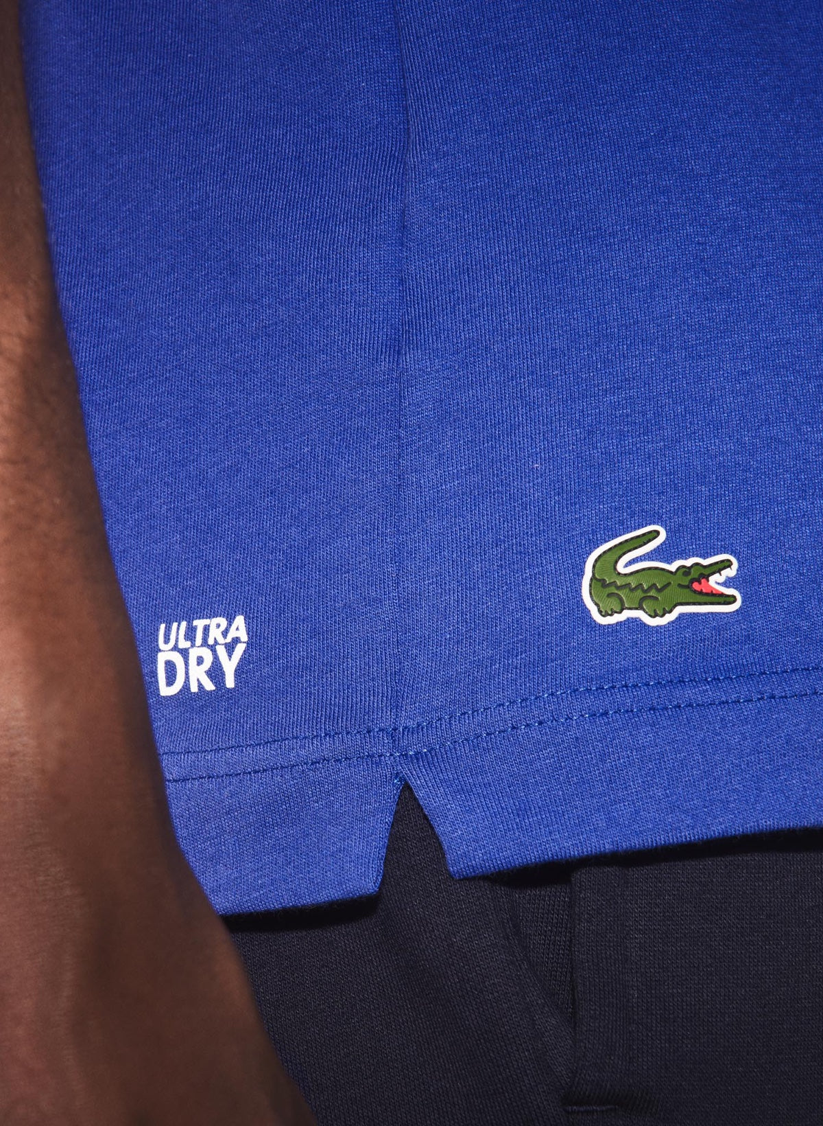 Lacoste T-Shirt - Croc Print - Blue - TH6907 51 QQH