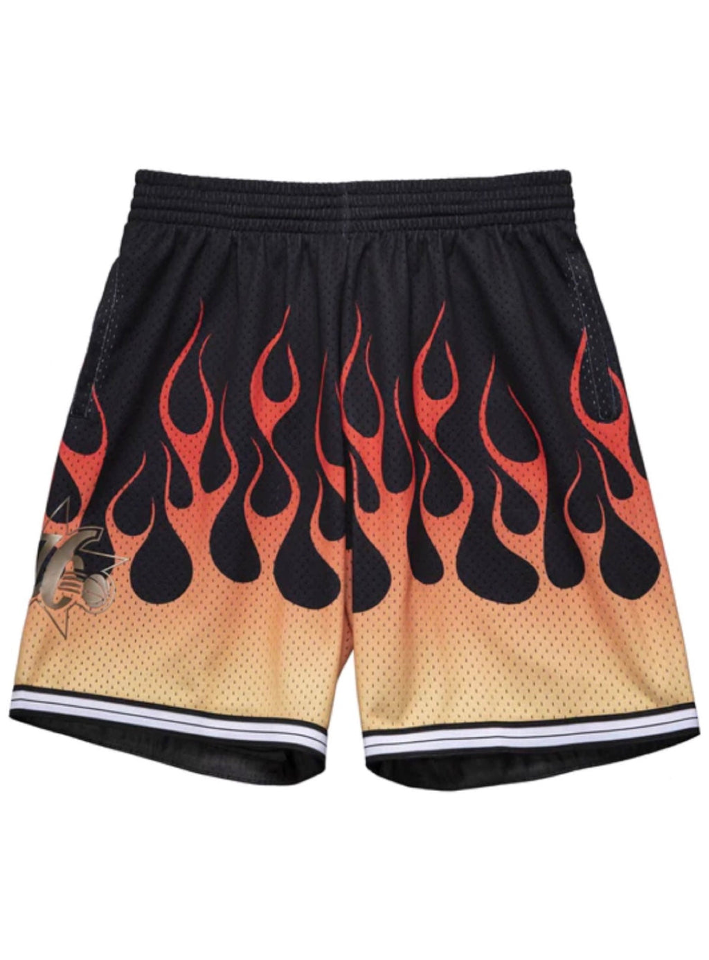 Mitchell & Ness Shorts - Flames swingman 76ers 2000 - Black