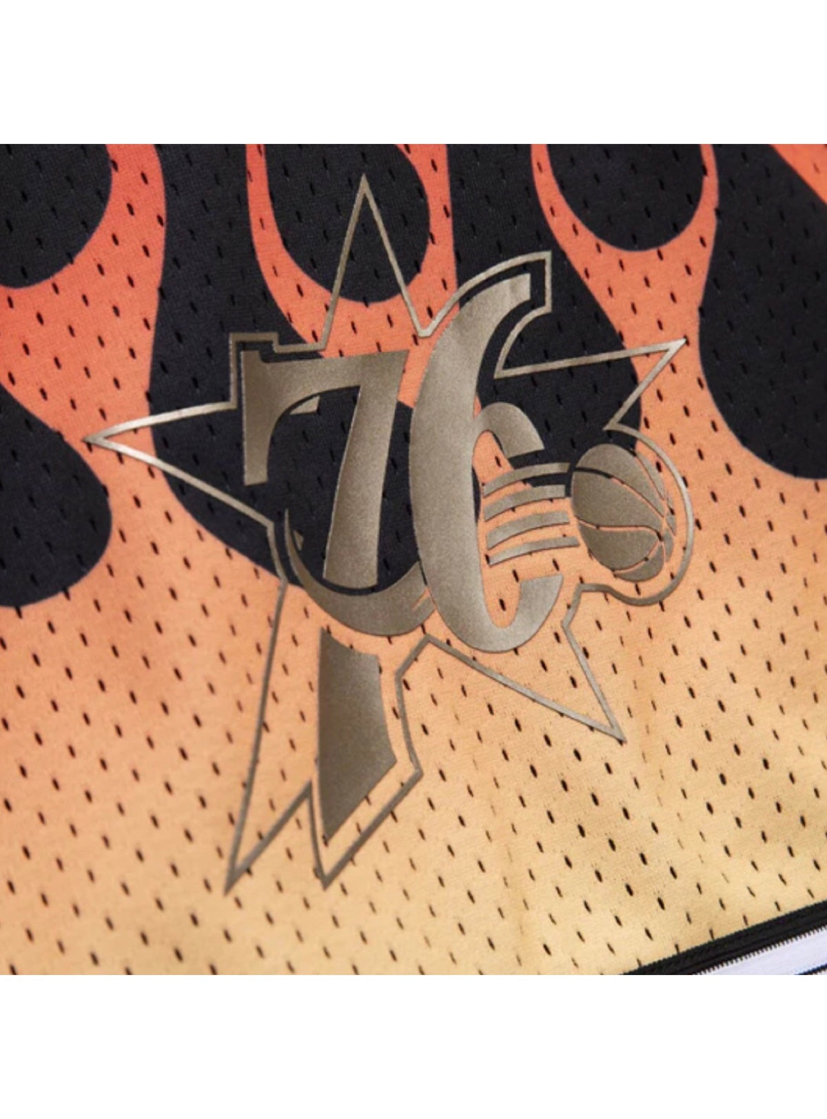 Mitchell & Ness Shorts - Flames swingman 76ers 2000 - Black