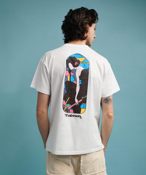 Paterson T-Shirt - Stained Glass - White - P44