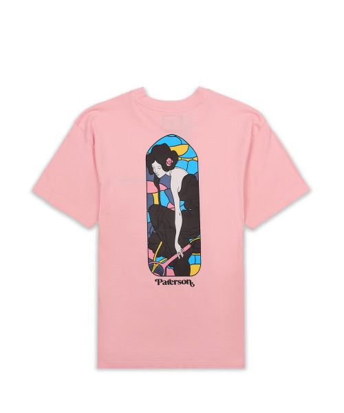 Paterson T-Shirt - Stained Glass - Mauve - P44