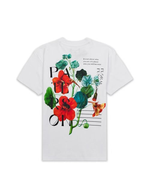 Paterson T-Shirt - Flowers - White - P50