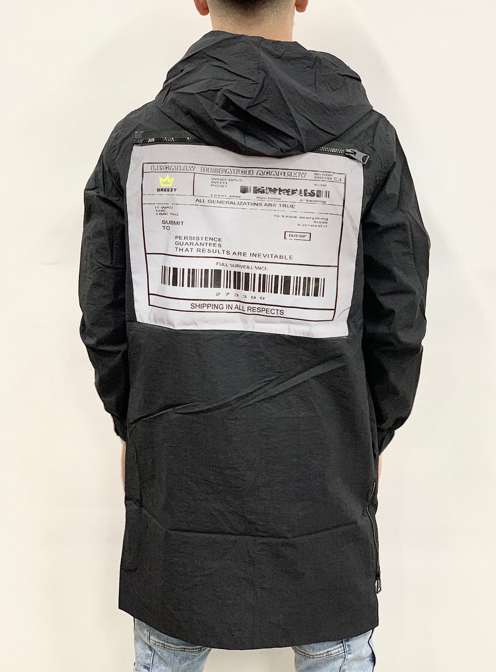 Buyer's Choice Jacket - Reflective Windbraker - Black - 20404019