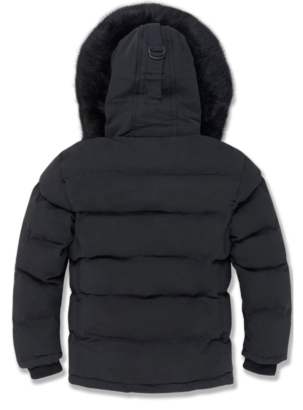 Jordan Craig Kids Coat - Puffer with Fur - Black - 91537K