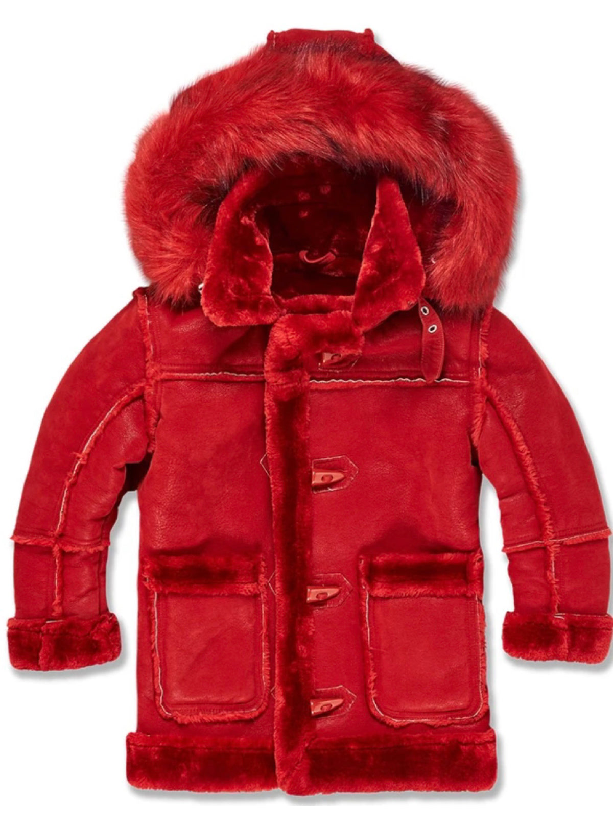 Jordan Craig Kids Coat - Denali Shearling - Red - 91540K