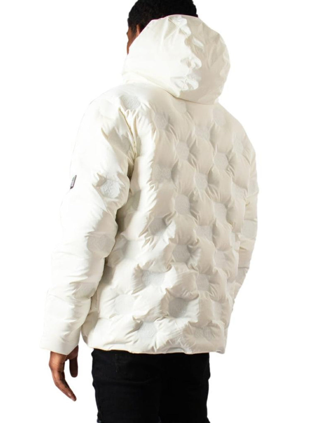 Majestik Jacket - Branded Puffer - Cream - JJ2221