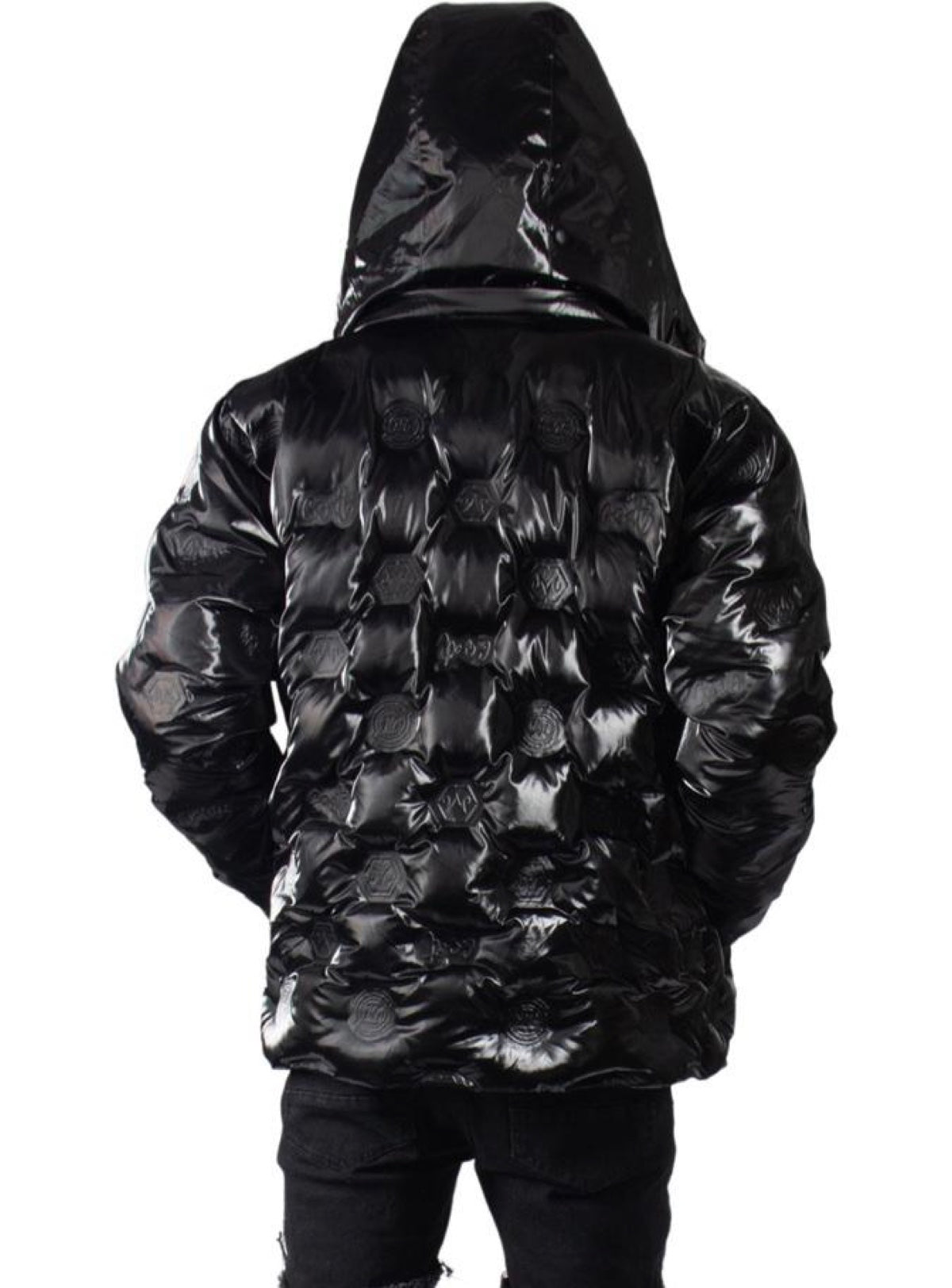 Majestik Jacket - Branded Puffer - Black - JJ2221