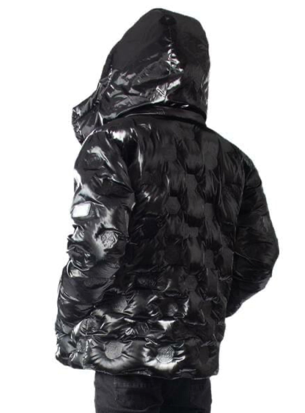 Majestik Jacket - Branded Puffer - Black - JJ2221
