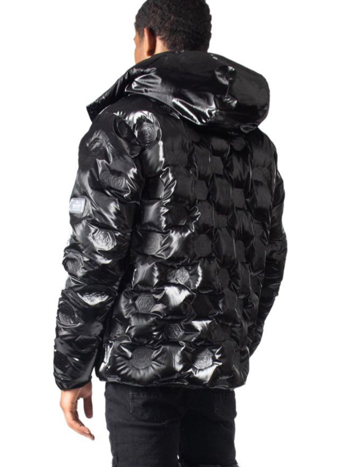 Majestik Jacket - Branded Puffer - Black - JJ2221