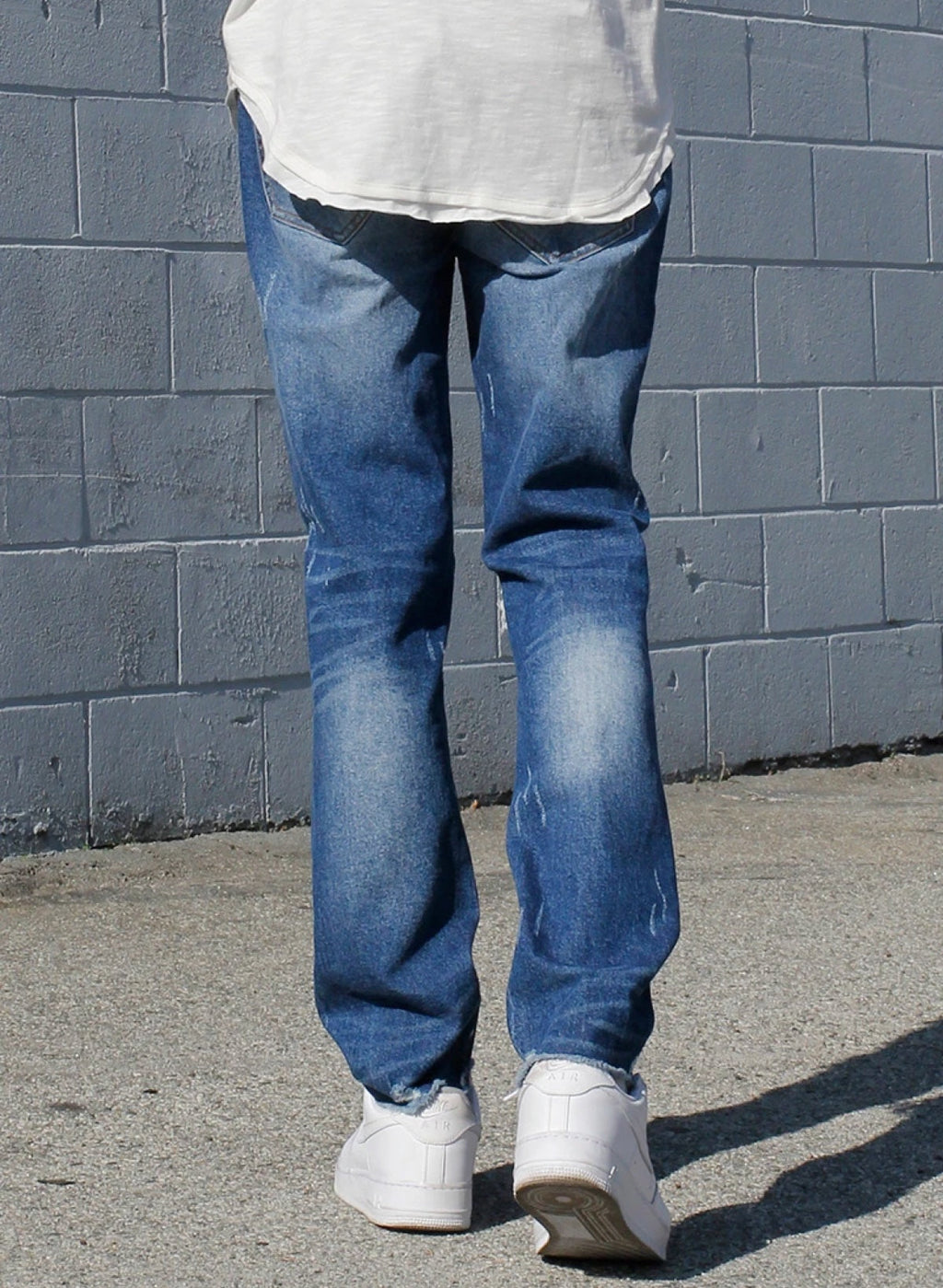 KDNK Jeans - Distressed - Dark Blue - KND4381