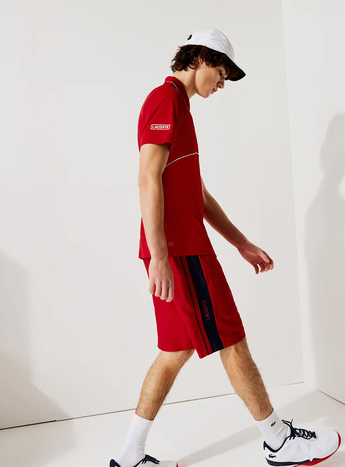 Lacoste Shorts - Striped - Red and Black - GH9690 51 EVS