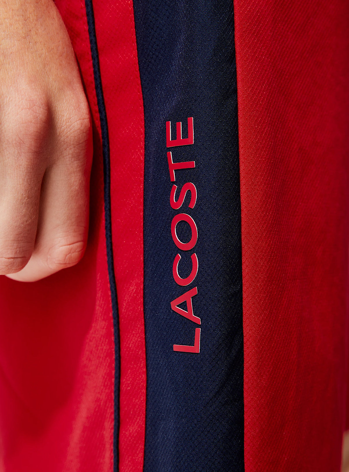 Lacoste Shorts - Striped - Red and Black - GH9690 51 EVS