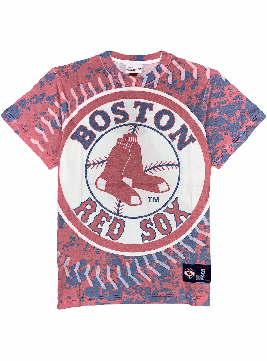 Mitchell & Ness T-Shirt - Jumbotron Sublimated Boston Red Sox - Red