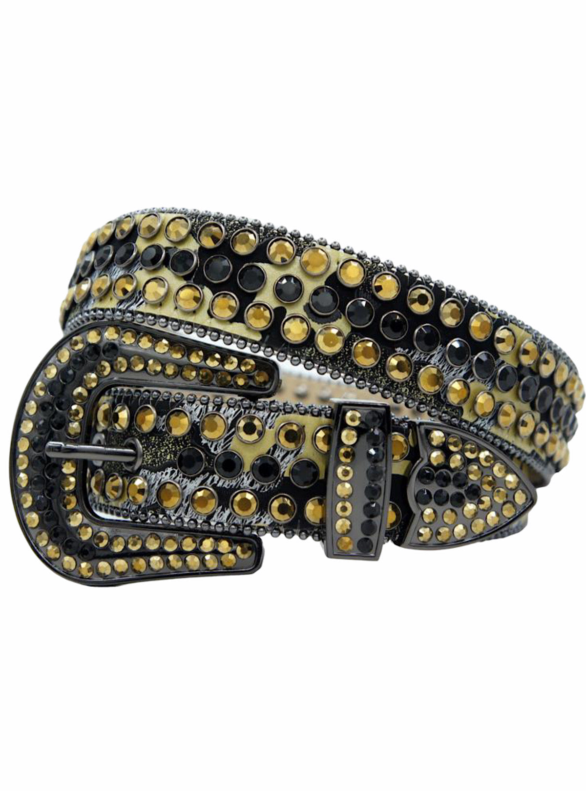 DNA Belt - Snake Skin - Black and Gold