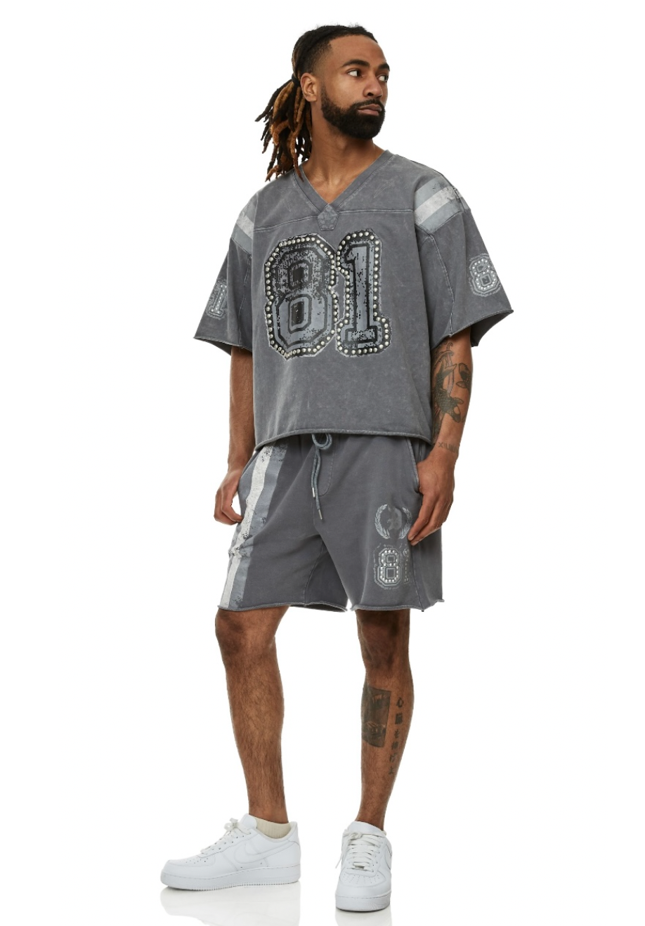 Doctrine - Short Set - Cheese Head - Charcoal Wash - DB0315