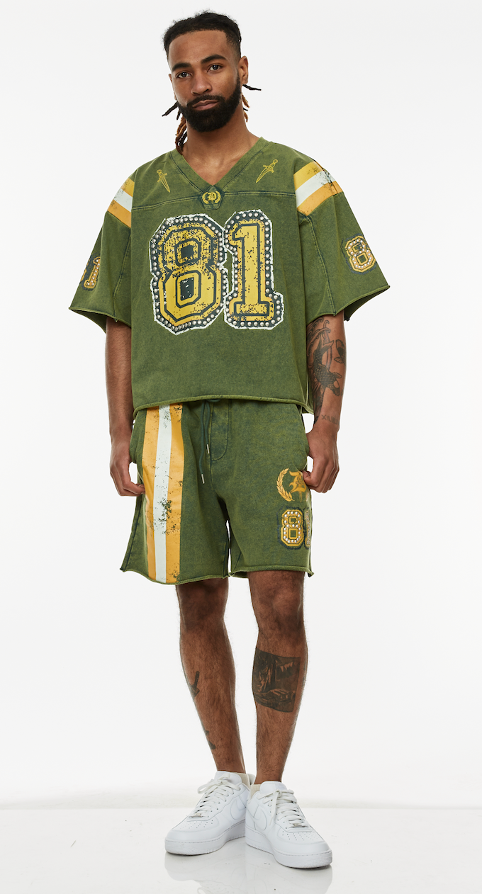 Doctrine - Short Set - Cheese Head - Green Wash - DB0315