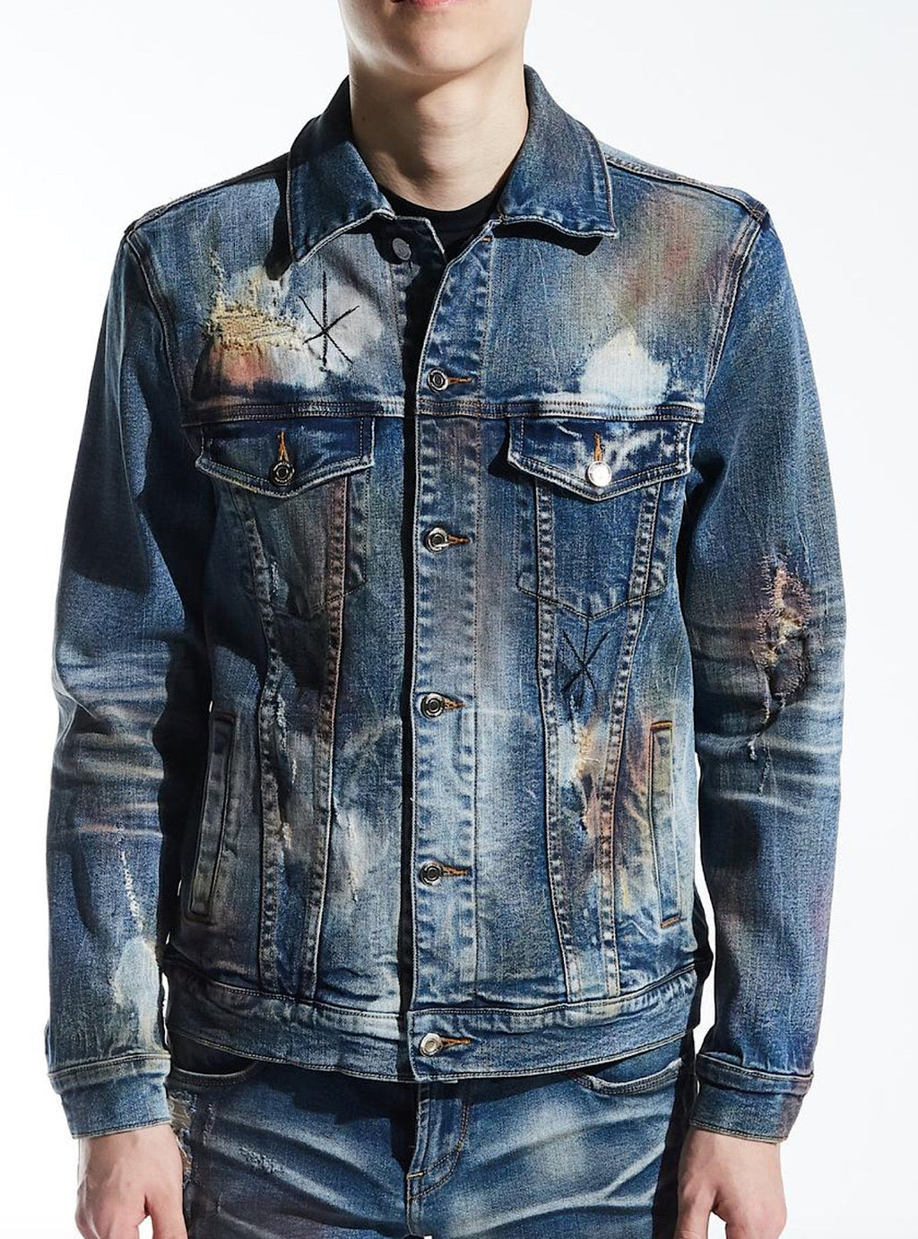 Embellish Jacket - Clark - Blue - EMBSP220-204