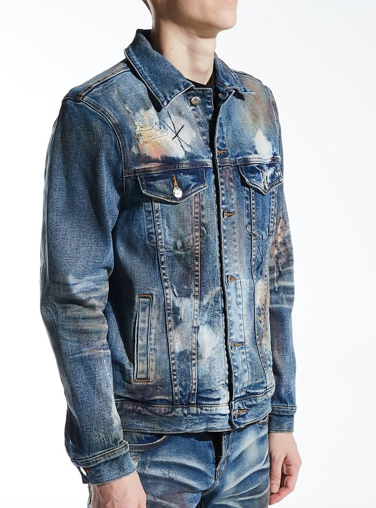 Embellish Jacket - Clark - Blue - EMBSP220-204