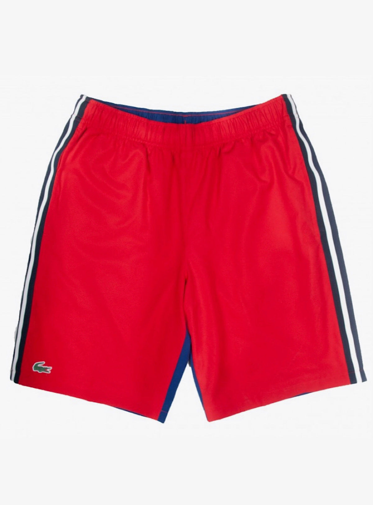 Lacoste Shorts - Sport Contrast Band - Red/Blue - GH2105-51