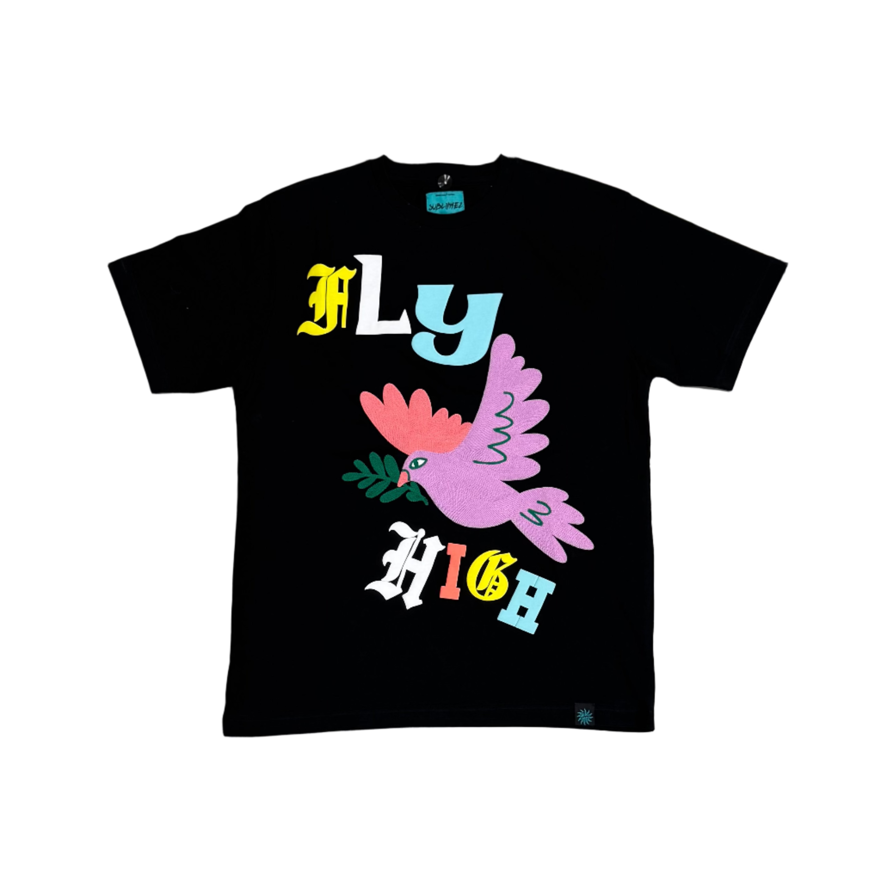 Majestik T-Shirt - Fly High - Black - TE2354