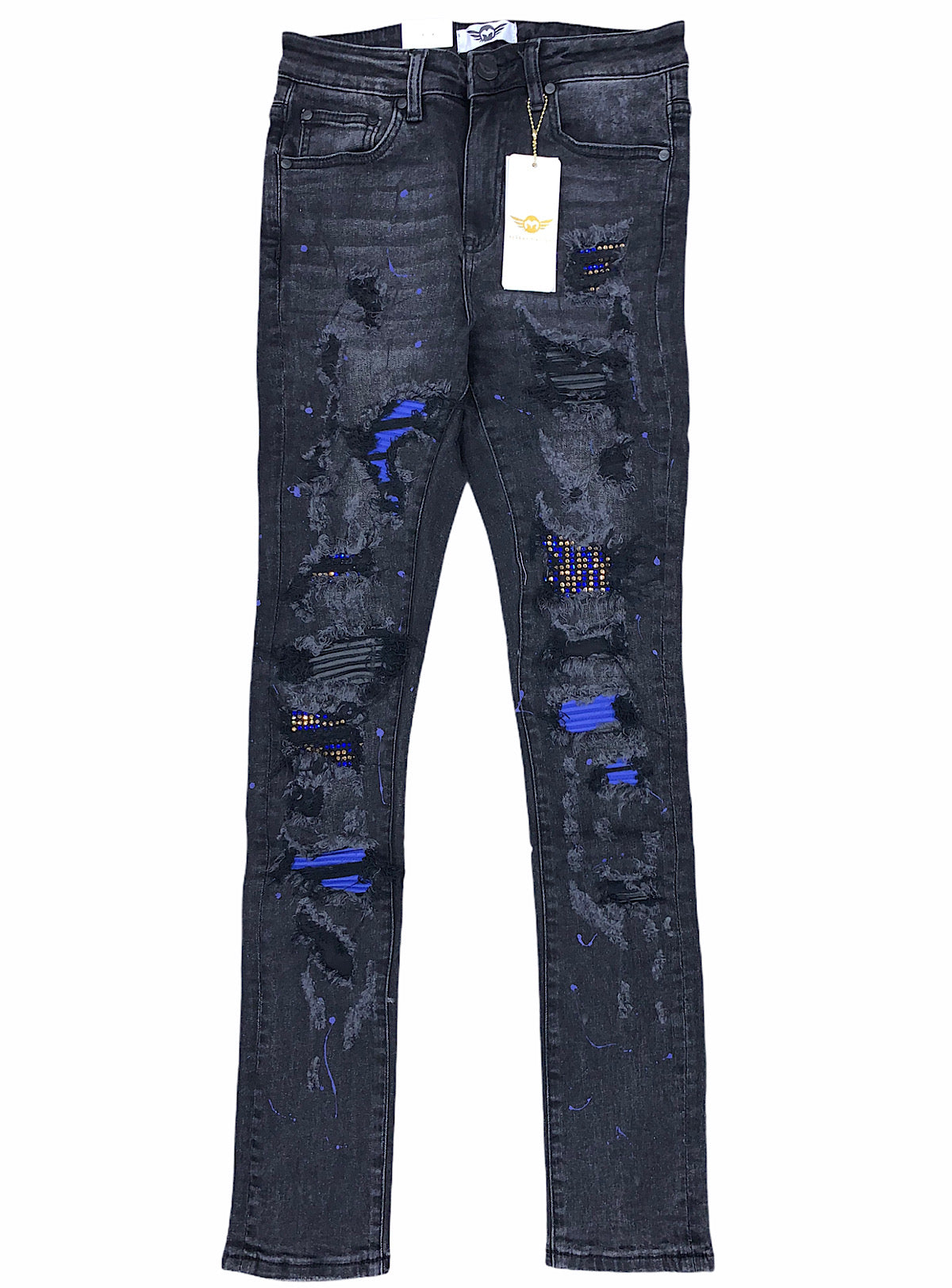 Ferrari Massari Jeans - Harmony Hustler Royal - Black