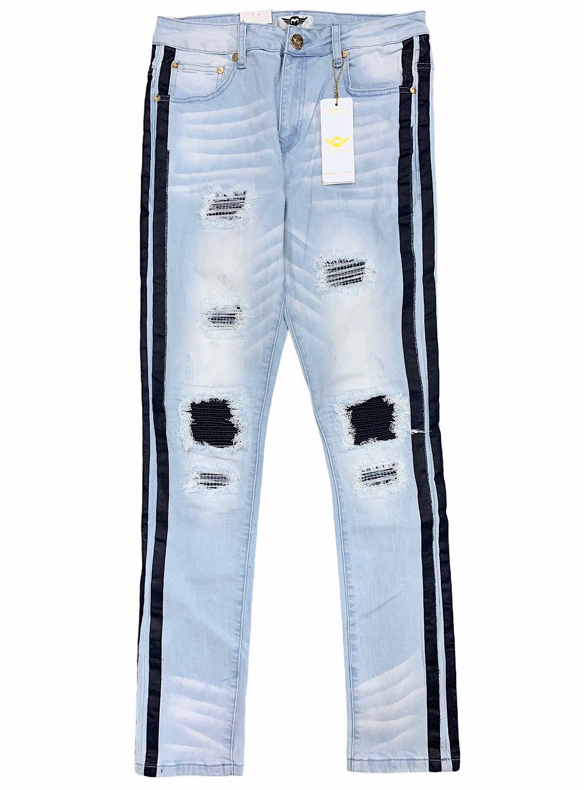 Ferrari Massari Jeans - Earned Stripes Hustler Blue - Light Wash