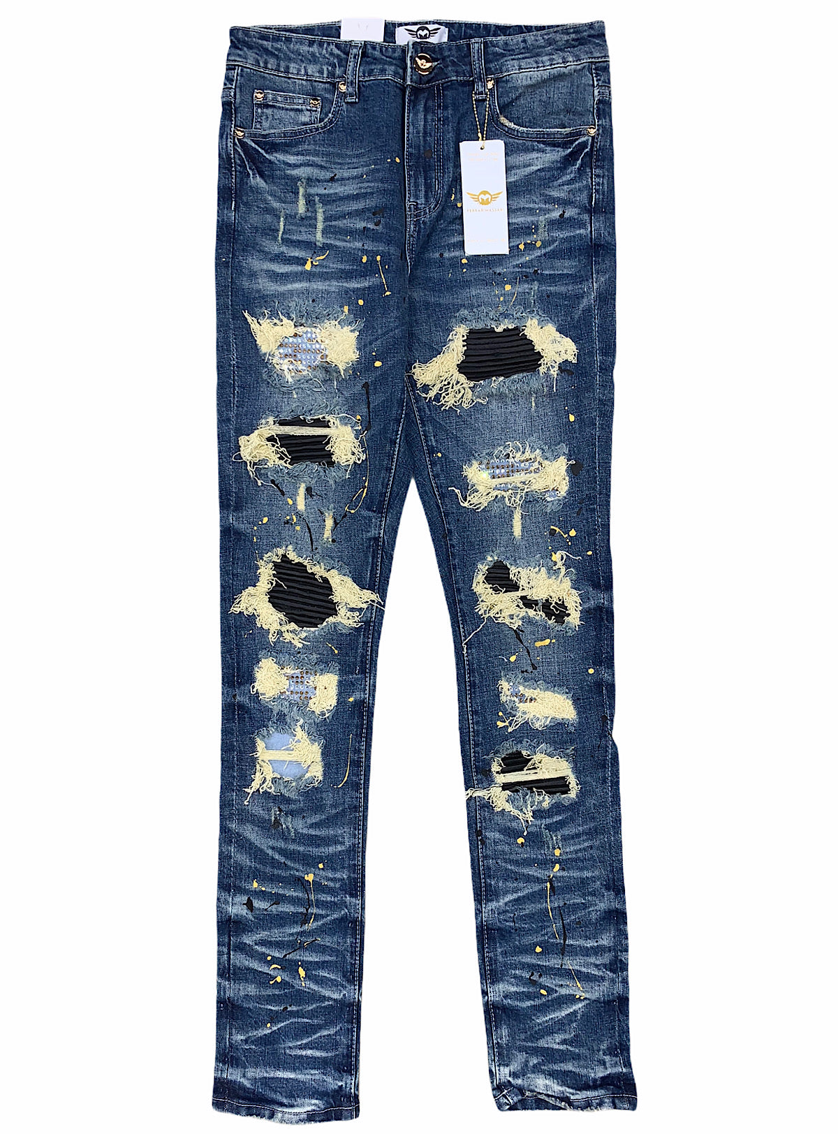 Ferrari Massari Jeans - Kingpin Hustler Gold - Blue