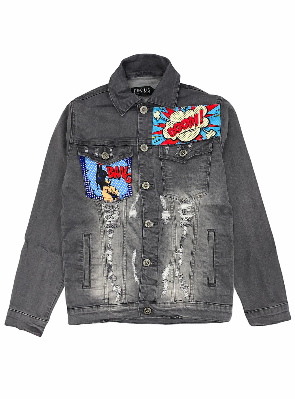Focus Jacket - Comic - Grey - 3235
