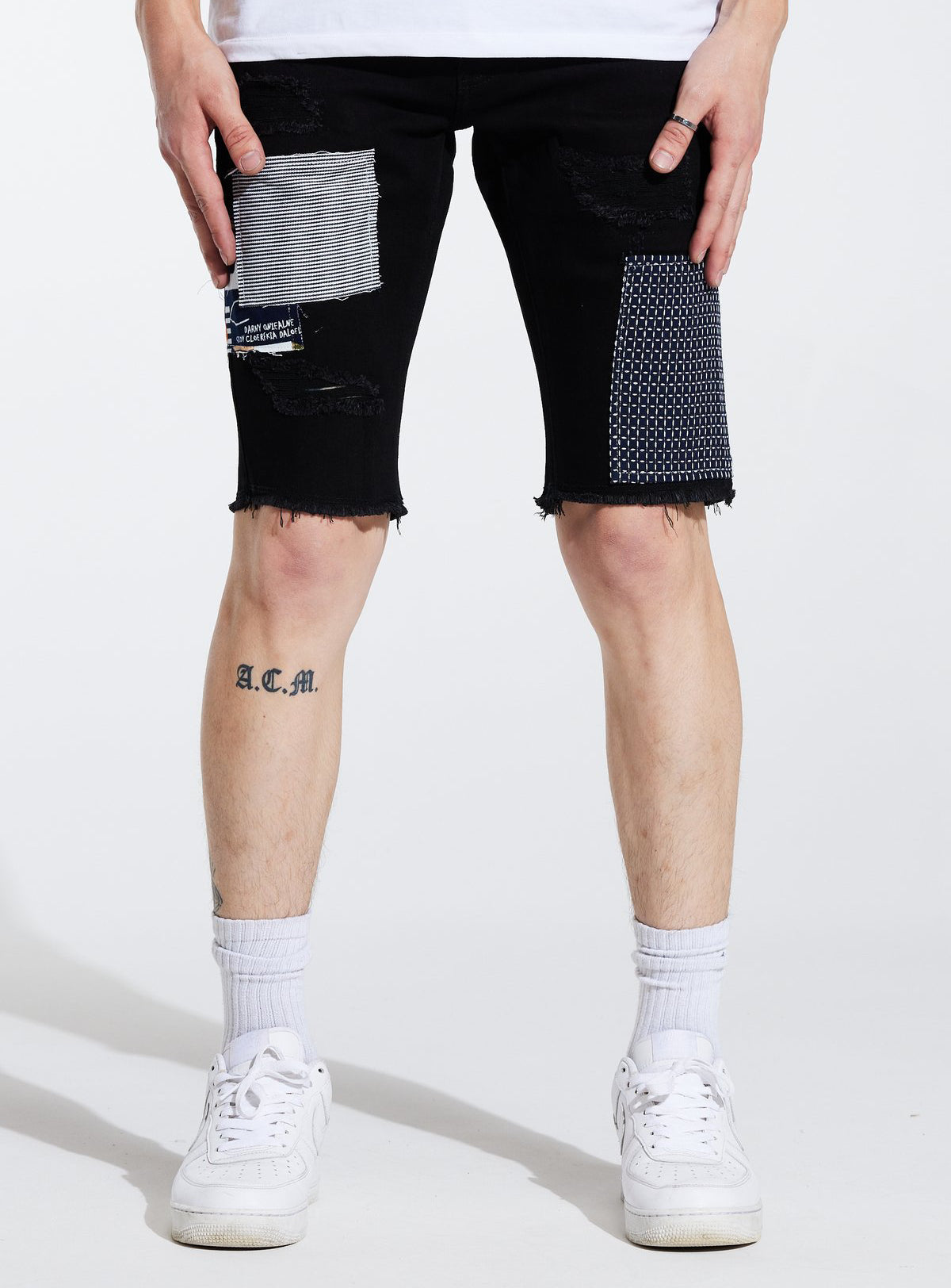 Crysp Denim Shorts - Charter - Black - CRYSPSP221-135